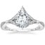Platinum Zinnia Diamond Ring (1/3 ct. tw.), smalltop view