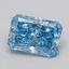 1.57 Ct. Fancy Blue Radiant Lab Grown Diamond
