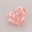 1.69 Ct. Fancy Vivid Pink Heart Lab Grown Diamond