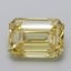 5.02 Ct. Fancy Intense  Yellow Emerald Lab Grown Diamond