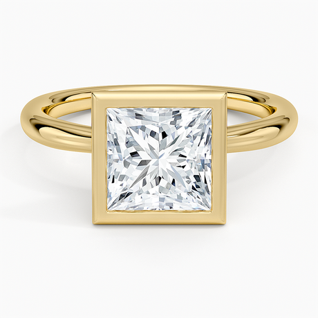 Freesia Bezel Solitaire Ring
