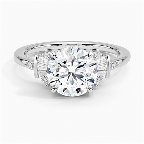 Platinum Daphne Art Deco Ring