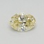 0.31 Ct. Fancy Yellow Oval Lab Grown Diamond