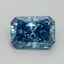 1.97 Ct. Fancy Vivid Blue Radiant Lab Grown Diamond