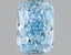 1.08 Ct. Fancy Vivid Blue Radiant Lab Grown Diamond