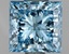 1.56 Ct. Fancy Vivid  Blue Princess Lab Grown Diamond