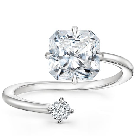 Toi and Moi Open Style Diamond Ring