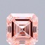 3.22 Ct. Fancy Intense Pink Asscher Lab Grown Diamond