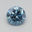 0.46 Ct. Fancy Vivid Blue Round Lab Grown Diamond