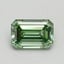 0.70 Ct. Fancy Intense Pacific Green Emerald Lab Grown Diamond