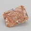4.01 Ct. Fancy Vivid  Orange Radiant Lab Grown Diamond