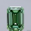 2.12 Ct. Fancy Vivid Green Emerald Lab Grown Diamond
