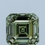 2.03 Ct. Fancy Vivid Green Asscher Lab Grown Diamond