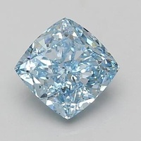 2.07 Ct. Fancy Intense Blue Cushion Lab Grown Diamond