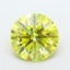 1.8 Ct. Fancy Intense Yellow Round Lab Grown Diamond