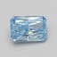 1.55 Ct. Fancy Vivid Blue Radiant Lab Grown Diamond