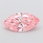 5.00 Ct. Fancy Vivid Pink Marquise Lab Grown Diamond