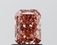 0.95 Ct. Light Brown Radiant Lab Grown Diamond