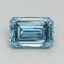 6.25 Ct. Fancy Vivid Blue Emerald Lab Grown Diamond