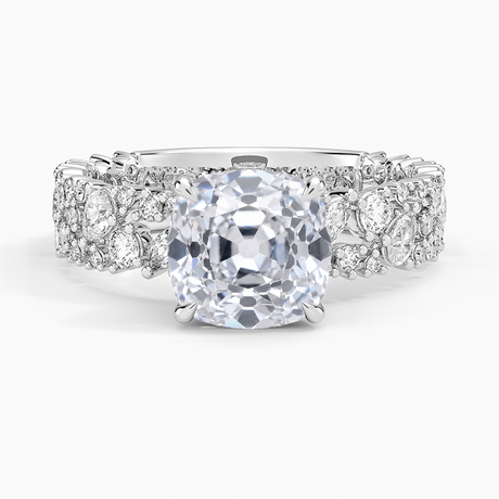Unique Snow Inspired Diamond Ring