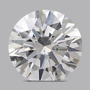 Round diamond — real photo