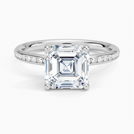 18K White Gold Tabitha Channel Set Diamond Ring