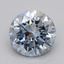 1.00 Ct. Fancy  Blue Round Lab Grown Diamond