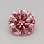 0.32 Ct. Fancy Vivid Pink Round Lab Grown Diamond