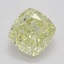 1.02 Ct. Fancy Yellow Cushion Diamond