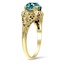 The Dearborn Ring, smalltop view on a hand