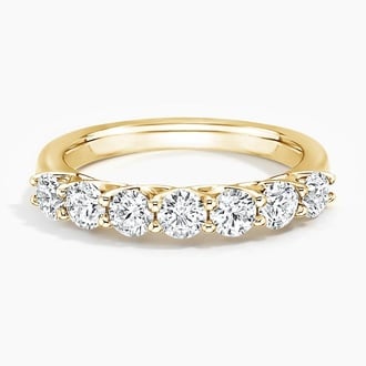 Seven Stone Trellis Lab Diamond Ring (7/8 ct. tw.) in 18K Yellow Gold