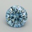 1.25 Ct. Fancy Vivid Blue Round Lab Grown Diamond