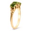 The Gabby Ring, smalltop view on a hand