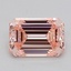 1.55 Ct. Fancy Intense  Pink Emerald Lab Grown Diamond
