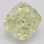 2.01 Ct. Fancy Light Yellow Cushion Diamond