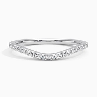 Curved Diamond Ring
