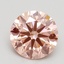2.15 Ct. Fancy Intense Pink Round Lab Grown Diamond