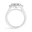 Vintage-Inspired Round Halo Diamond Ring, smallview