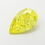 1.27 Ct. Fancy Vivid Yellow Pear Lab Grown Diamond