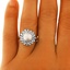 The Blanche Ring, smalltop view on a hand