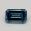 0.50 Ct. Fancy Vivid Blue Emerald Lab Grown Diamond
