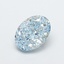1.82 Ct. Fancy Intense  Blue Oval Lab Grown Diamond