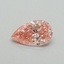 0.31 Ct. Fancy Vivid Pink Pear Lab Grown Diamond
