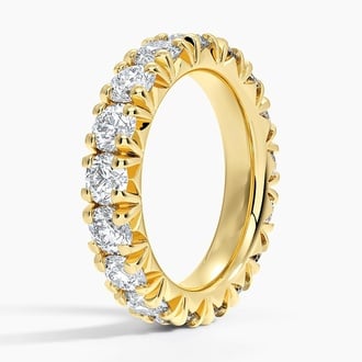 French Pavé Eternity Diamond Ring (4 ct. tw.)