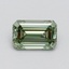 0.70 Ct. Fancy Intense Green Emerald Lab Grown Diamond
