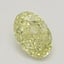 0.51 Ct. Fancy Yellow Oval Diamond