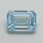 5.04 Ct. Fancy Intense Blue Emerald Lab Grown Diamond