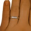 The Aysun Ring, smallzoomed in top view on a hand