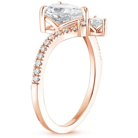 Chevron Engagement Ring