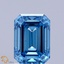 2.00 Ct. Fancy Vivid Blue Emerald Lab Grown Diamond